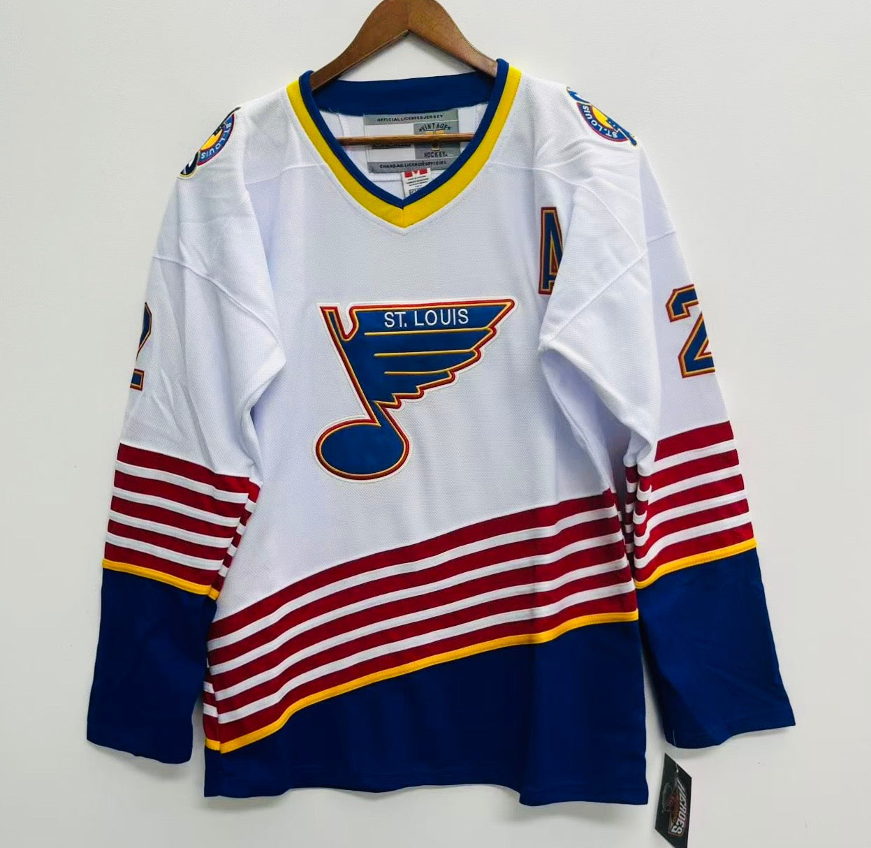 Al MacInnis St. Louis Blues Official NHL CCM Jersey white