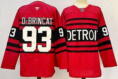 Alex Debrincat Detroit Red Wings Official NHL Fanatics Reverse Retro Jersey RED