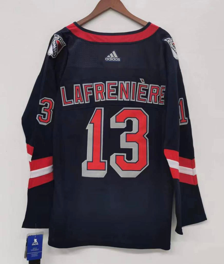 Alexis Lafrenière New York Rangers Official NHL Adidas Jersey Statue of Liberty