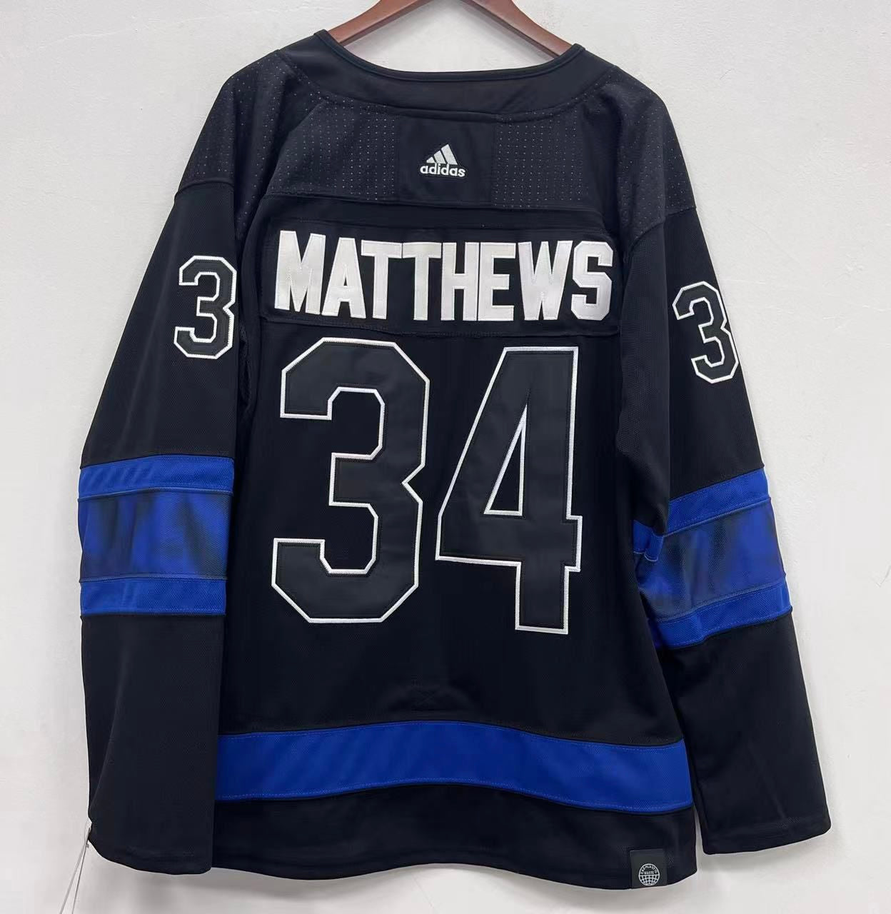 Auston Matthews Toronto Maple Leafs Official NHL Adidas Jersey black