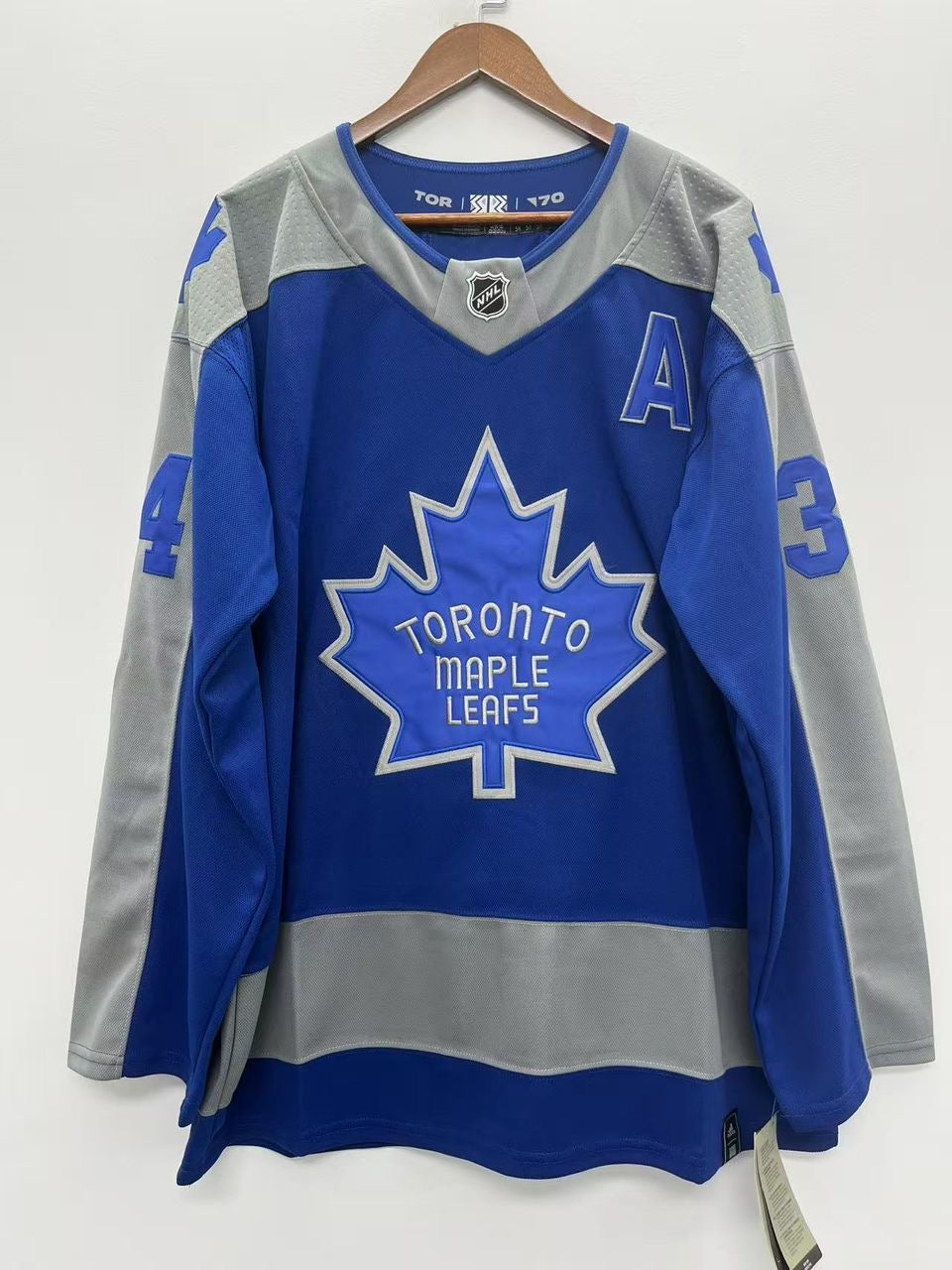 Auston Matthews Toronto Maple Leafs Official NHL Adidas Jersey blue