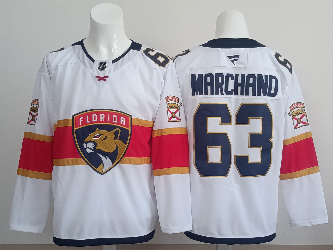 Brad Marchand Florida Panthers Official NHL Fanatics Jersey White