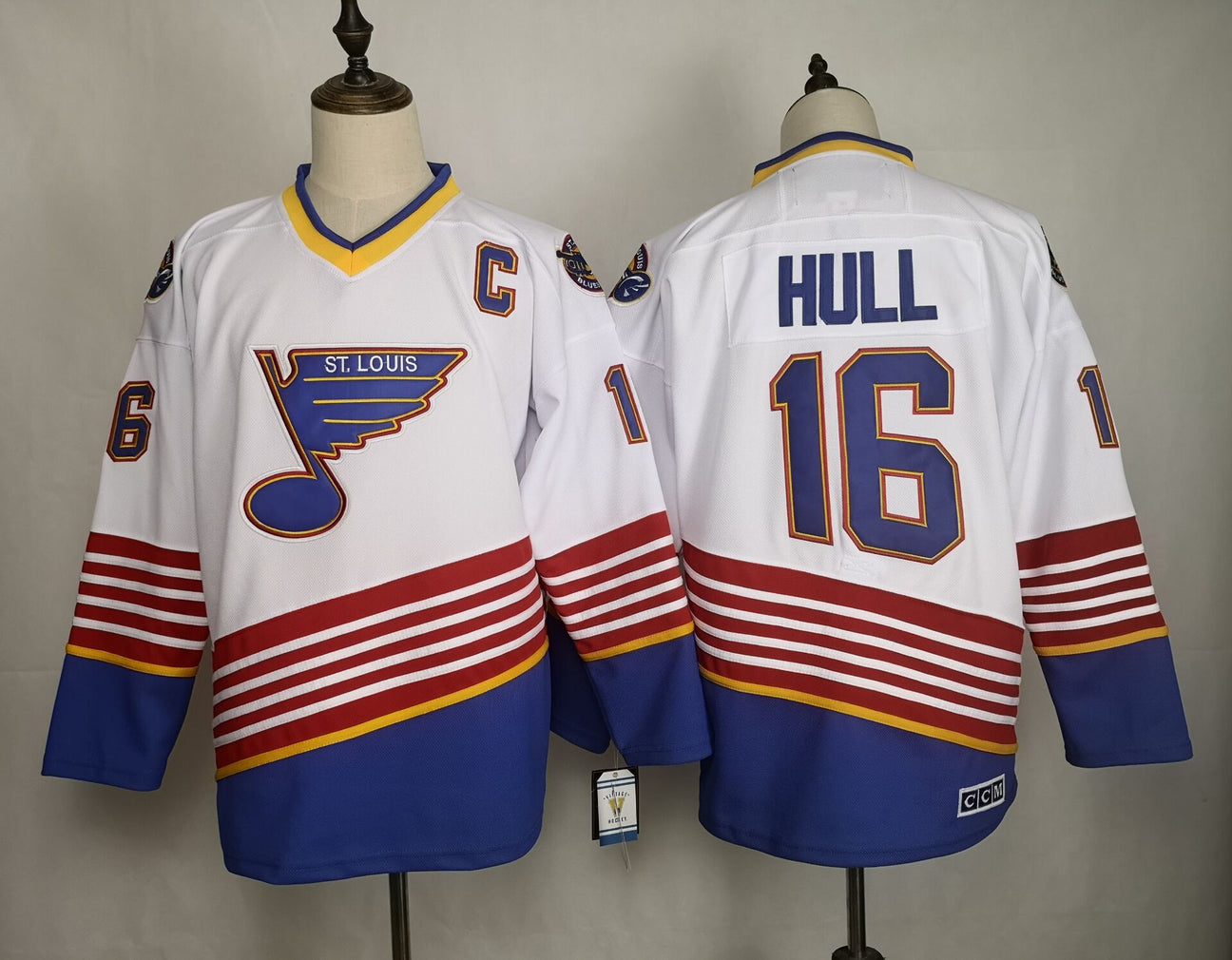 Brett Hull St. Louis Blues Official NHL CCM Jersey white