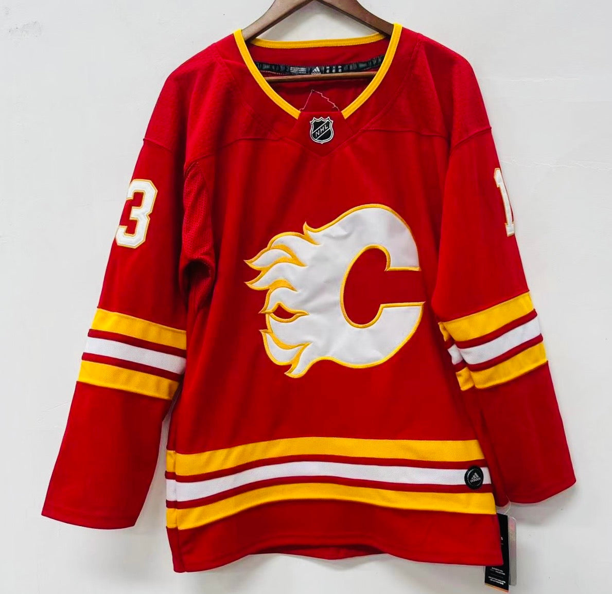 Johnny Gaudreau Calgary Flames Official NHL Jersey Adidas