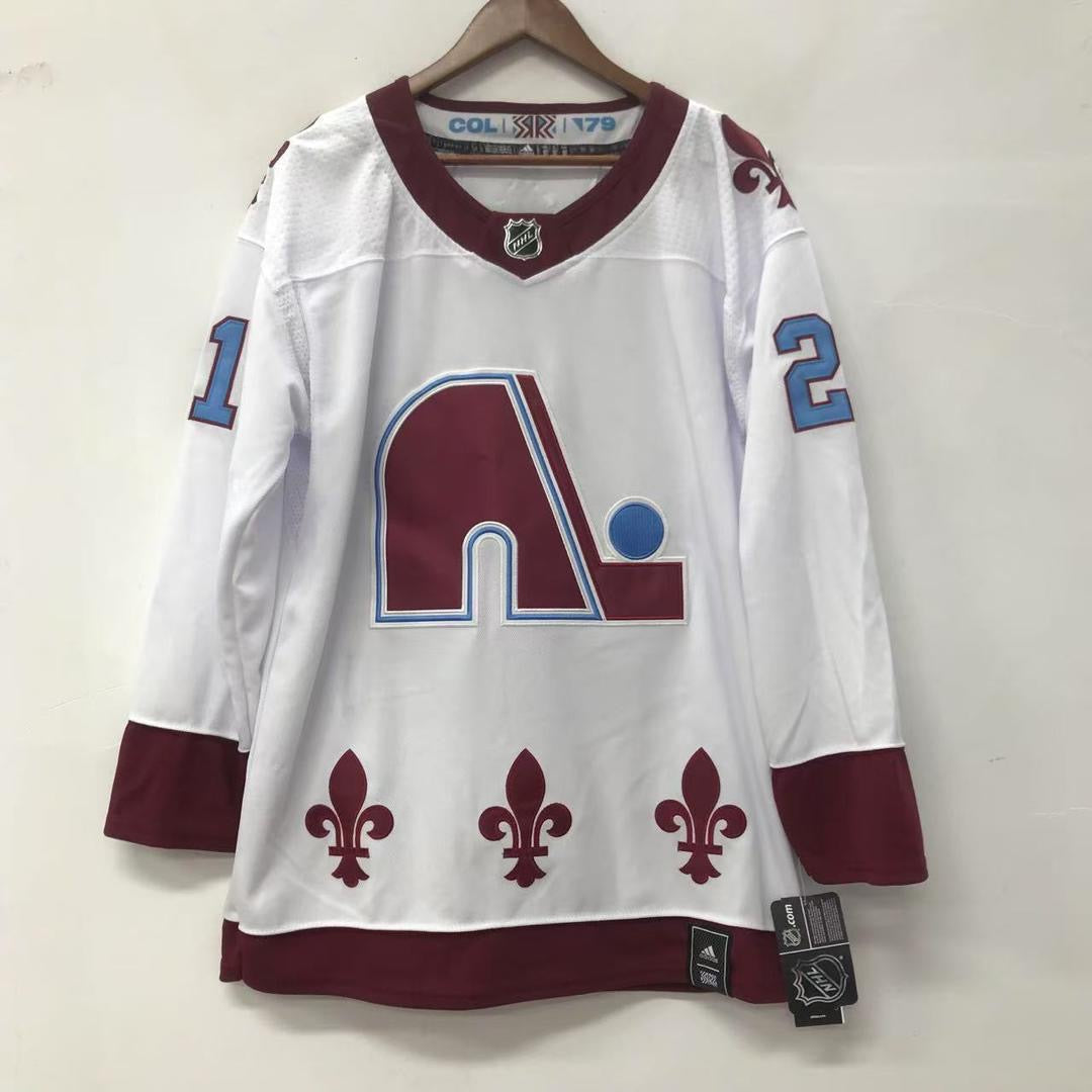 Peter Forsberg Quebec Nordiques Official NHL Adidas Jersey