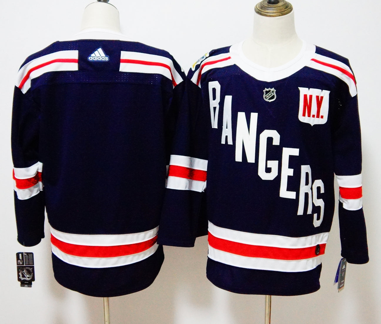 New York Rangers Official NHL Adidas Jersey Winter Classic blank back