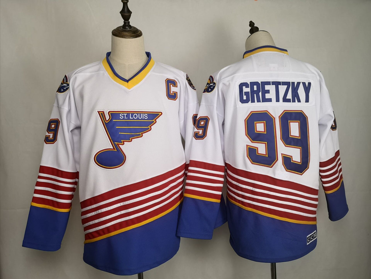 Wayne Gretzky St. Louis Blues Official NHL CCM Jersey