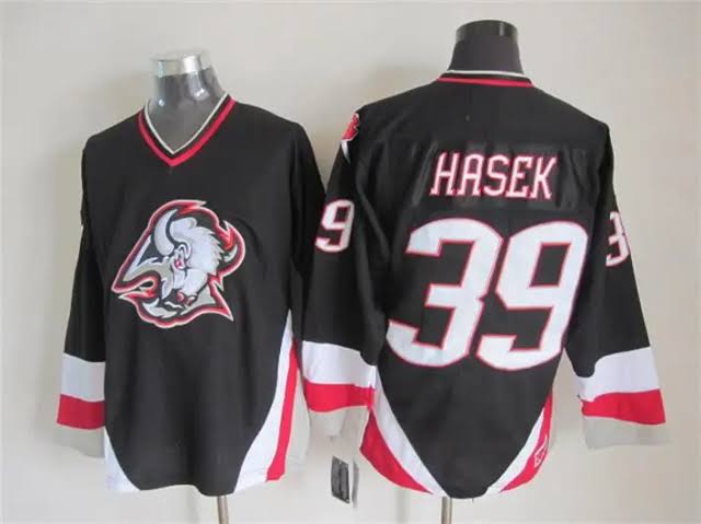 Dominik Hasek Buffalo Sabres Official NHL Jersey Mitchell & Ness