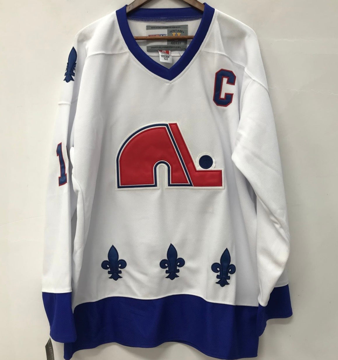 Joe Sakic Quebec Nordiques Official NHL CCM jersey