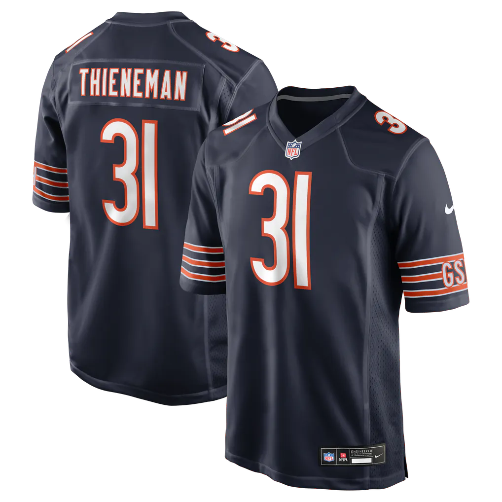 Dillon Thieneman Chicago Bears official NFL Nike Jersey