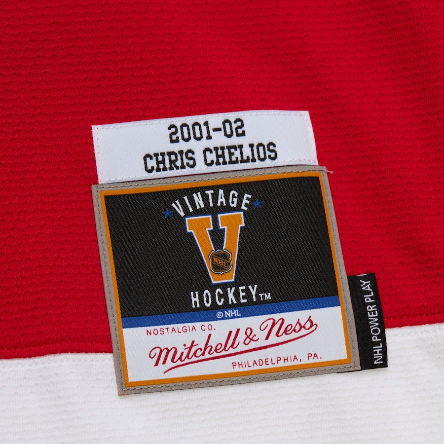 Chris Chelios Detroit Red Wings Official NHL Jersey Mitchell & Ness