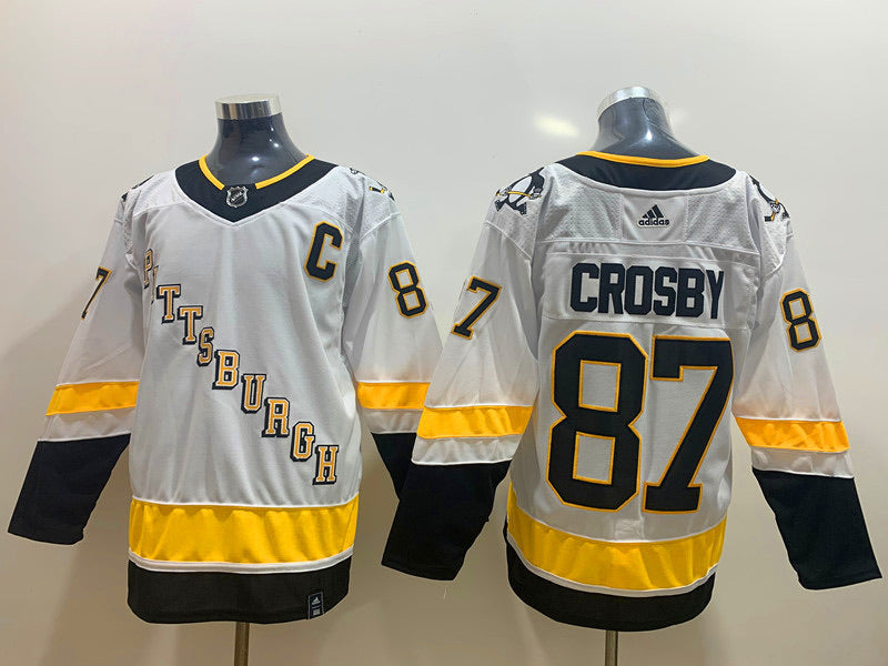 Sidney Crosby Pittsburgh Penguins Official NHL Adidas Jersey white