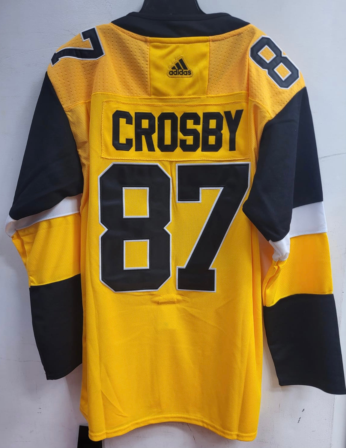 Sidney Crosby Pittsburgh Penguins Official NHL Adidas Jersey yellow
