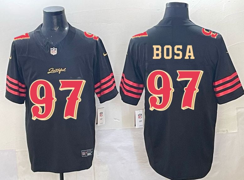 Nick Bosa San Francisco 49ers YOUTH KIDS Official NFL 2025 Rivalries Collection Jersey