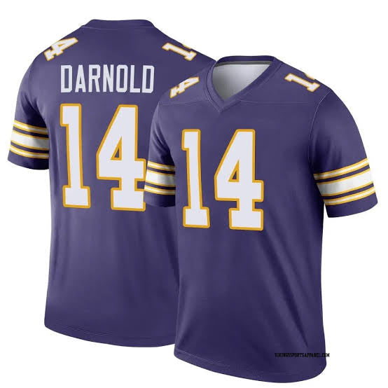 Sam Darnold YOUTH KIDS Minnesota Vikings Official NFL Jersey