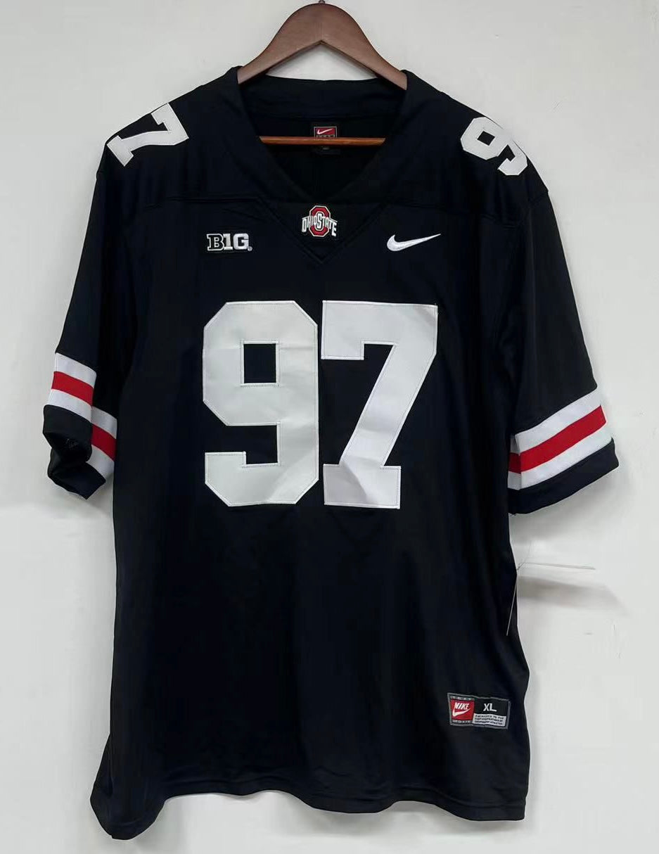Nick Bosa Ohio State Buckeyes YOUTH KIDS Jersey black