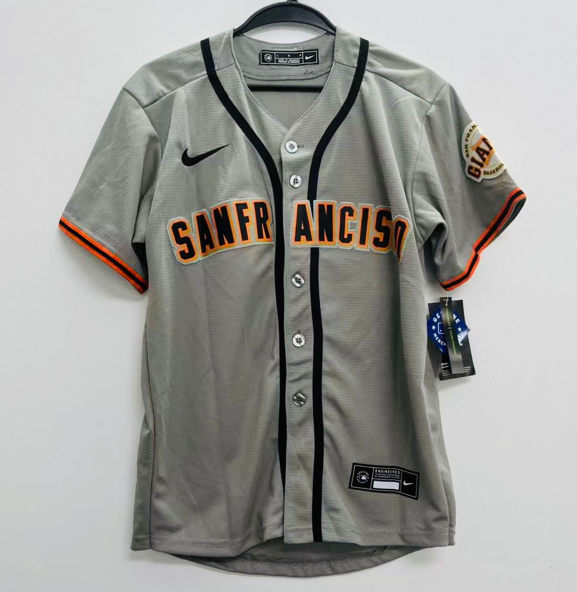 Jung Hoo Lee YOUTH SAN FRANCISCO Giants Official MLB jersey gray