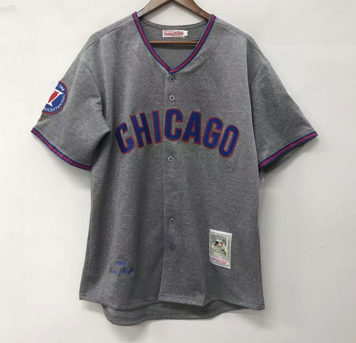Ernie Banks YOUTH KIDS Chicago Cubs Official MLB jersey