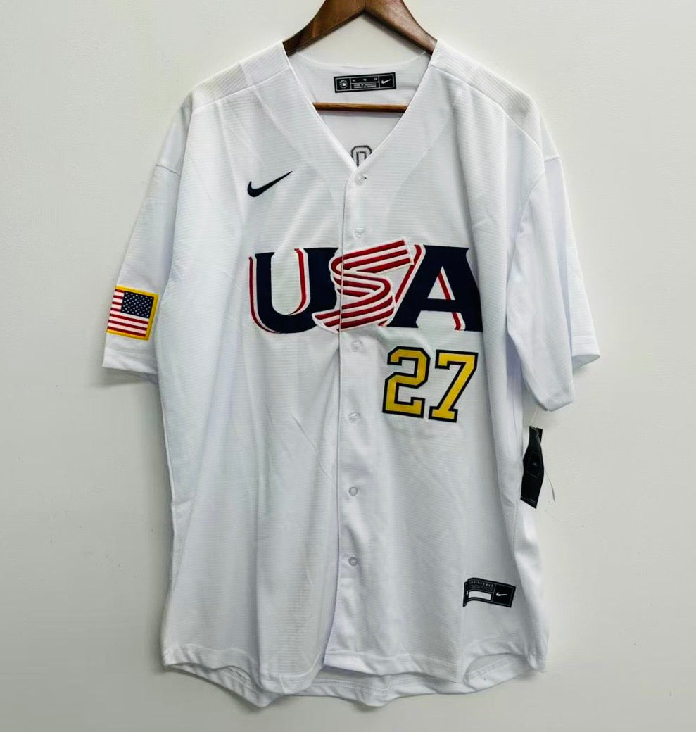 Mike Trout USA baseball YOUTH KIDS Official Nike Jersey