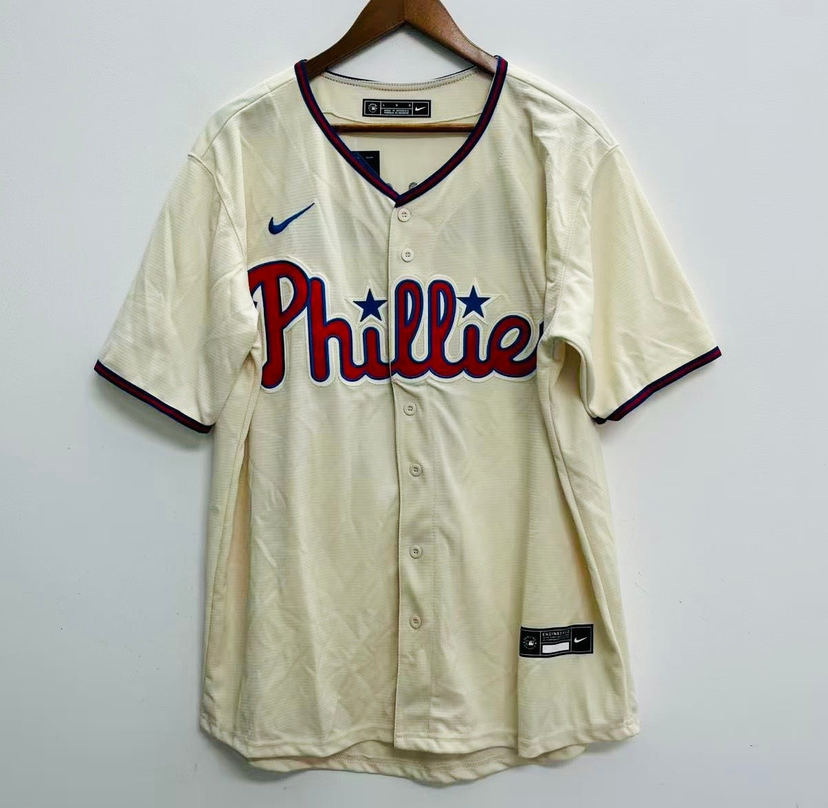 Nick Castellanos YOUTH KIDS Philadelphia Phillies Official MLB cream color Jersey