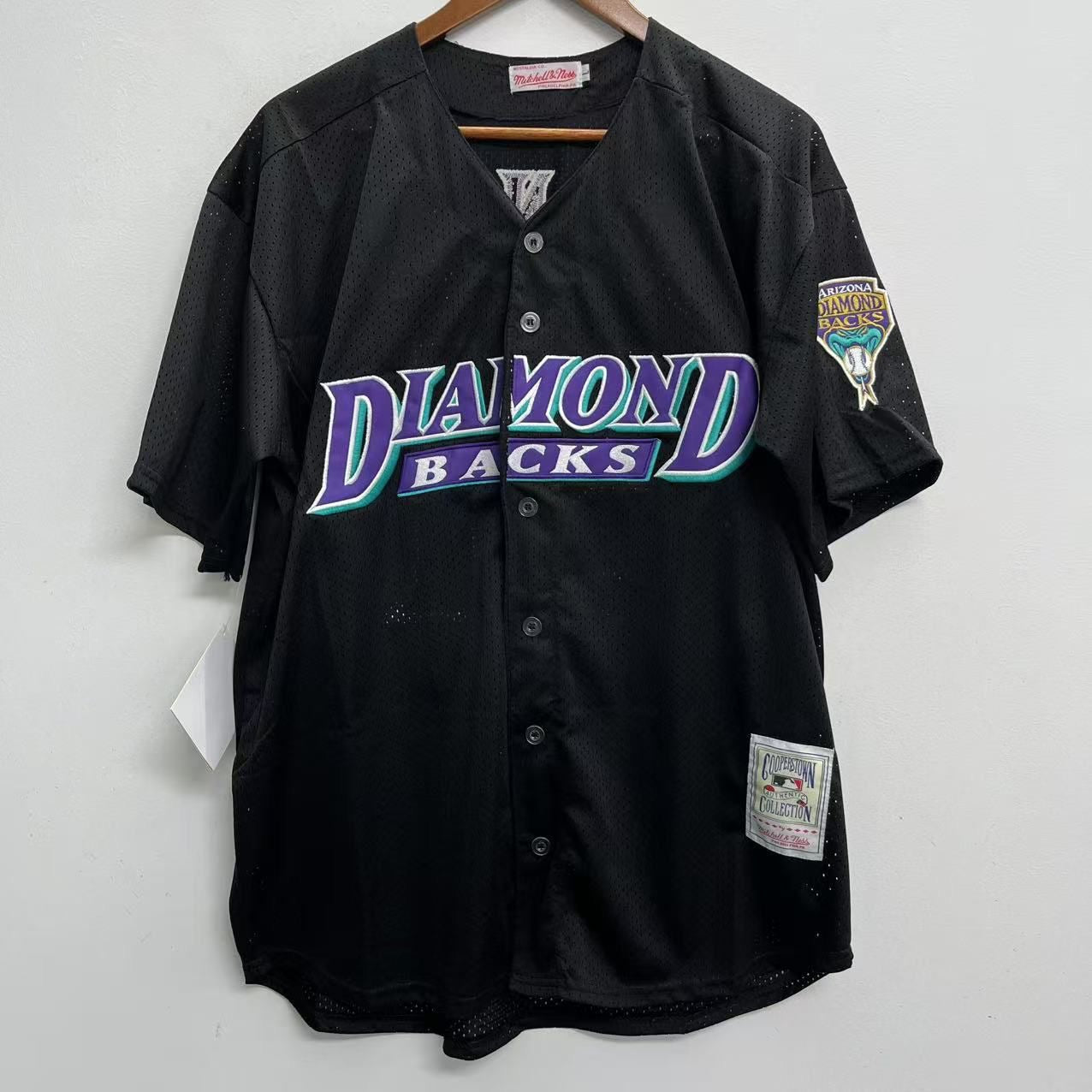 Randy Johnson YOUTH KIDS Arizona Diamondbacks jersey Mitchell & Ness black