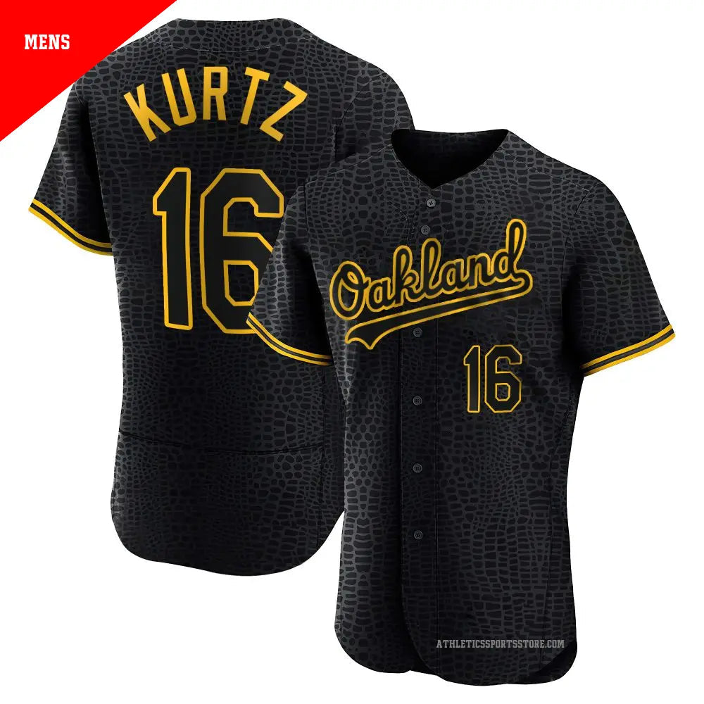 Nick Kurtz YOUTH KIDS Oakland Athletics A’s Official MLB jersey black