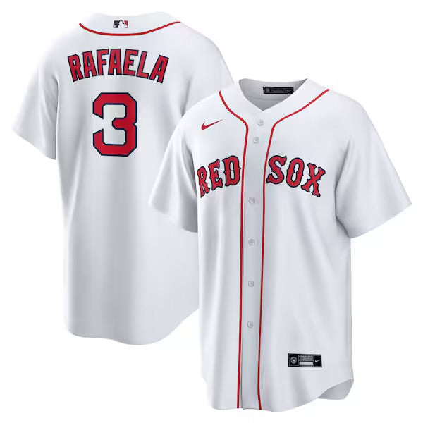 Ceddanne Rafaela YOUTH KIDS Boston Red Sox Official MLB Nike Jersey White