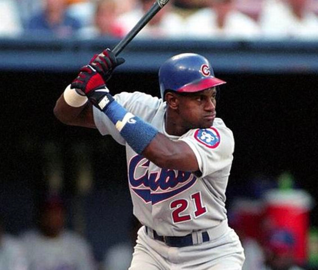 Sammy Sosa 1996 YOUTH KIDS Chicago Cubs Official MLB jersey