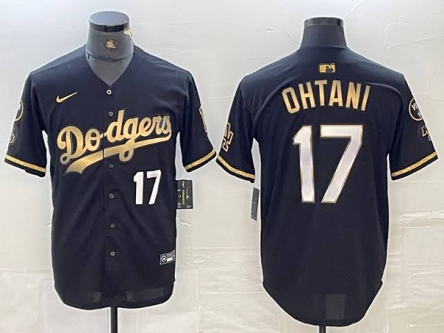 Shohei Ohtani Los Angeles Dodgers YOUTH Official MLB Nike Jersey black