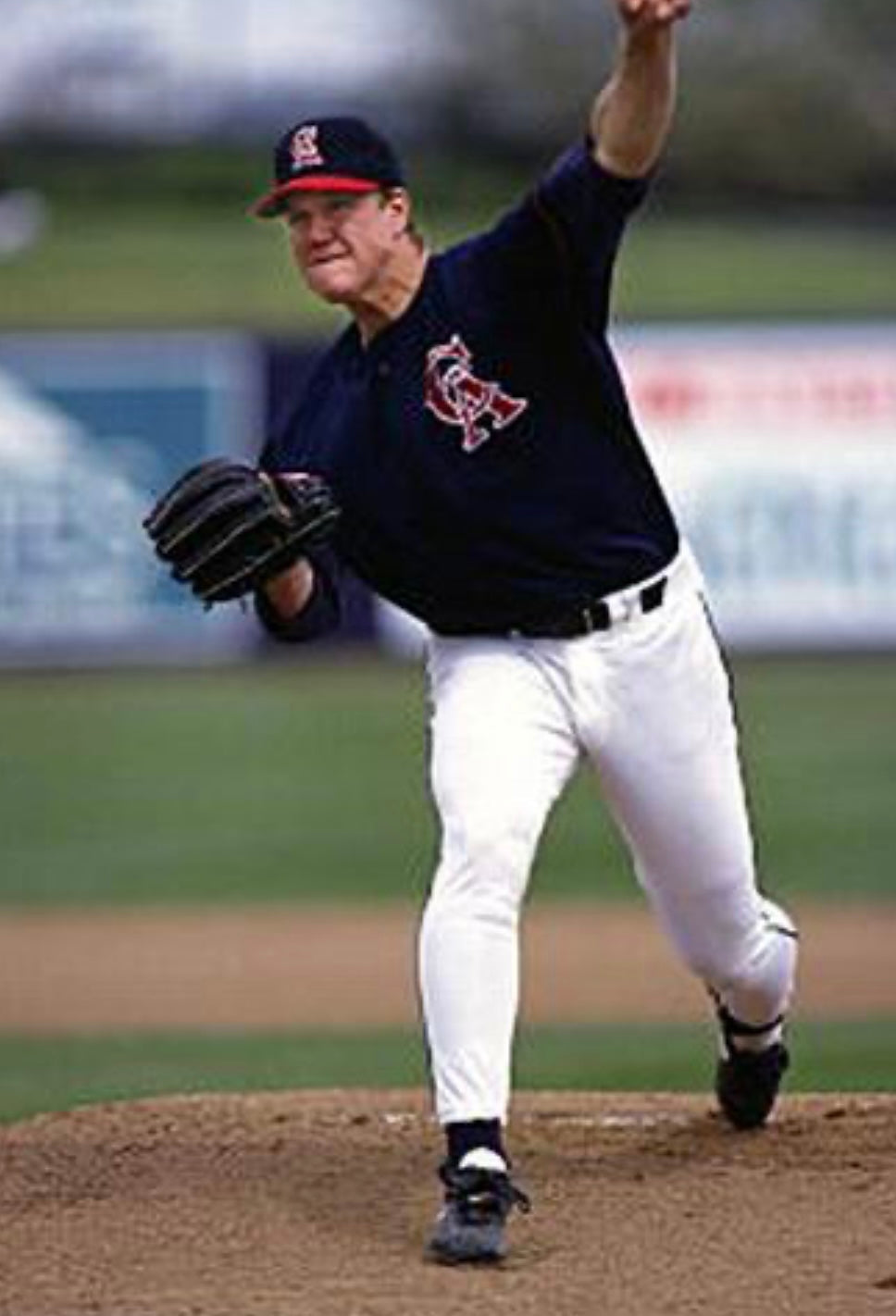 Jim Abbott YOUTH KIDS Anaheim Angels Official MLB Majestic Jersey blue