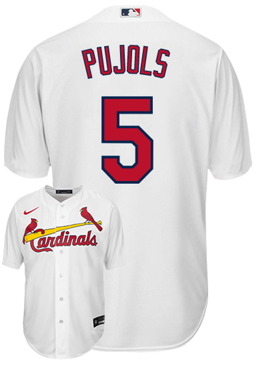 Albert Pujols YOUTH KIDS St. Louis Cardinals Official MLB Nike Jersey white