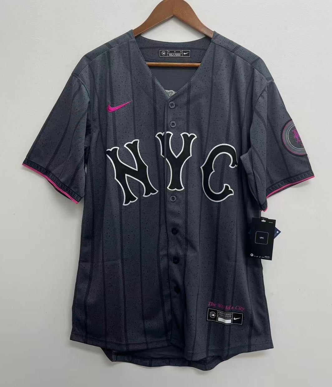 Francisco Lindor YOUTH KIDS New York Mets Official MLB Nike City Connect Limited Jersey