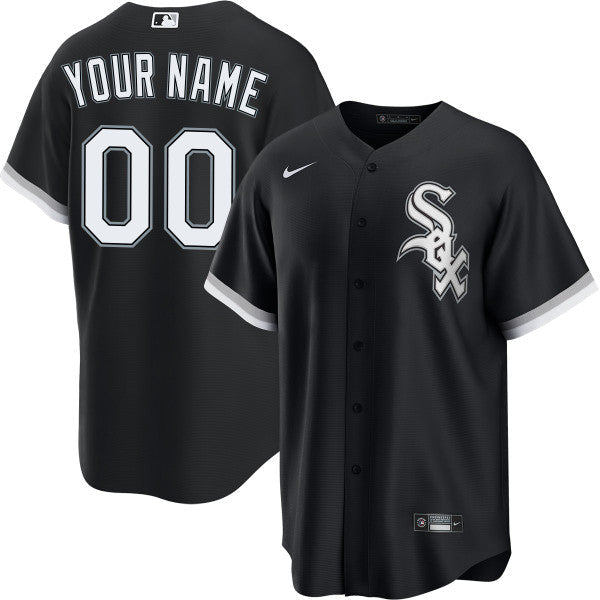 Any Name and Number customized YOUTH Chicago White Sox Official MLB jersey Black