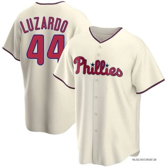 Jesus Luzardo YOUTH Philadelphia Phillies Official MLB Nike Jersey cream