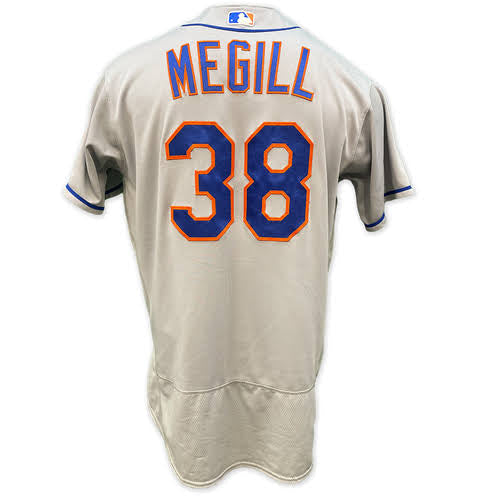 Tylor Megill YOUTH New York Mets Official MLB Nike Jersey gray