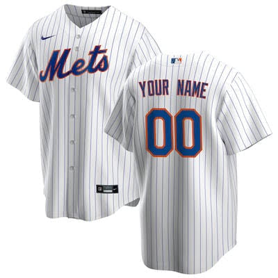 Any Name and Number customized YOUTH New York Mets Official MLB Nike jersey