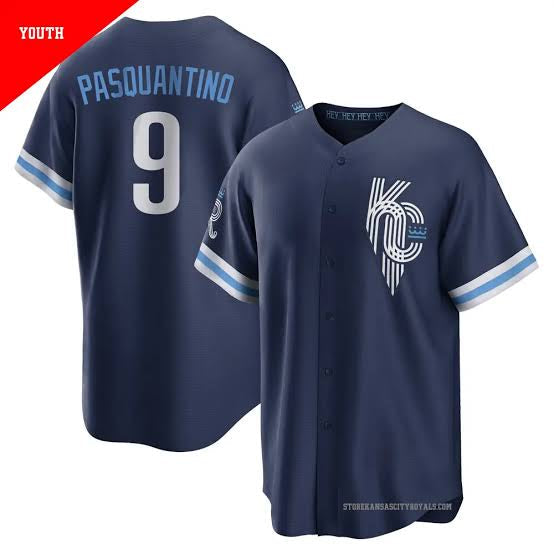 Vinnie Pasquantino YOUTH KIDS Kansas City Royals Official MLB City Connect Limited Nike Jersey