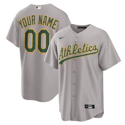 Any Name and Number customized YOUTH Oakland Athletics A’s Official MLB jersey