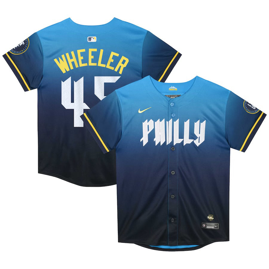 Zack Wheeler YOUTH Philadelphia Phillies City Connect Limited jersey