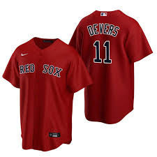Rafael Devers YOUTH KIDS Boston Red Sox Official MLB Nike Jersey red