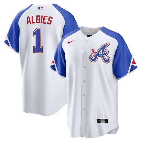 Ozzie Albies YOUTH Atlanta Braves jersey Nike