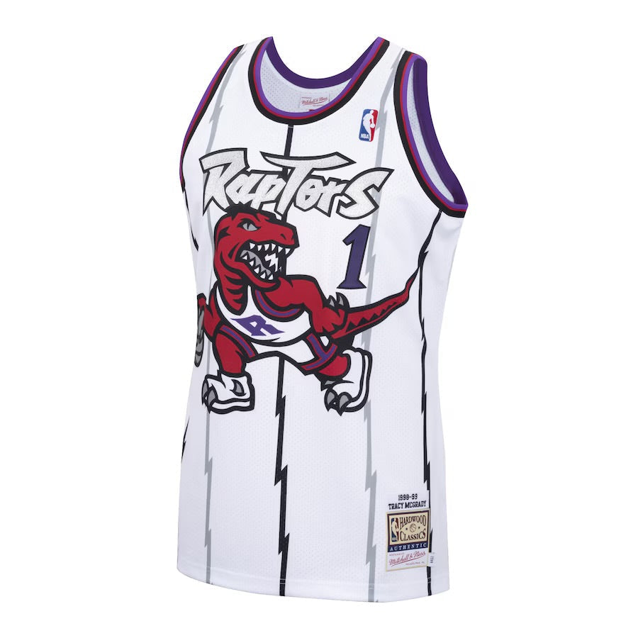 Tracy McGrady YOUTH KIDS Toronto Raptors Jersey Mitchell & Ness white