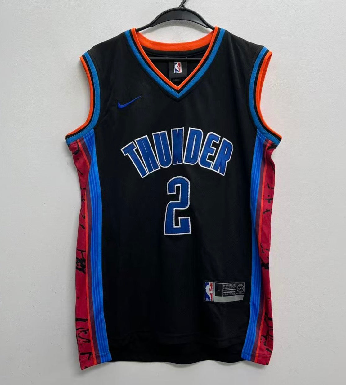 Shai Gilgeous - Alexander Oklahoma City Thunder Official Nike YOUTH Jersey black