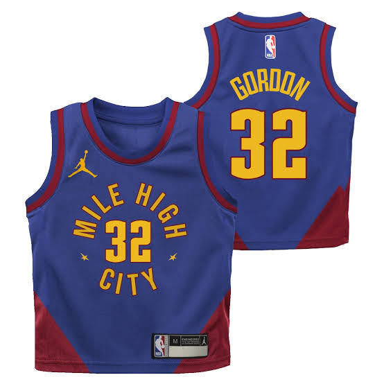 Aaron Gordon YOUTH KIDS Denver Nuggets Official NBA Jordan brand Jersey