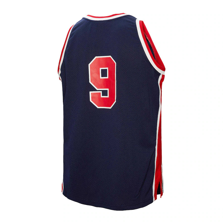 Michael Jordan YOUTH KIDS 1984 USA Basketball Olympic Mitchell & Ness Jersey blue