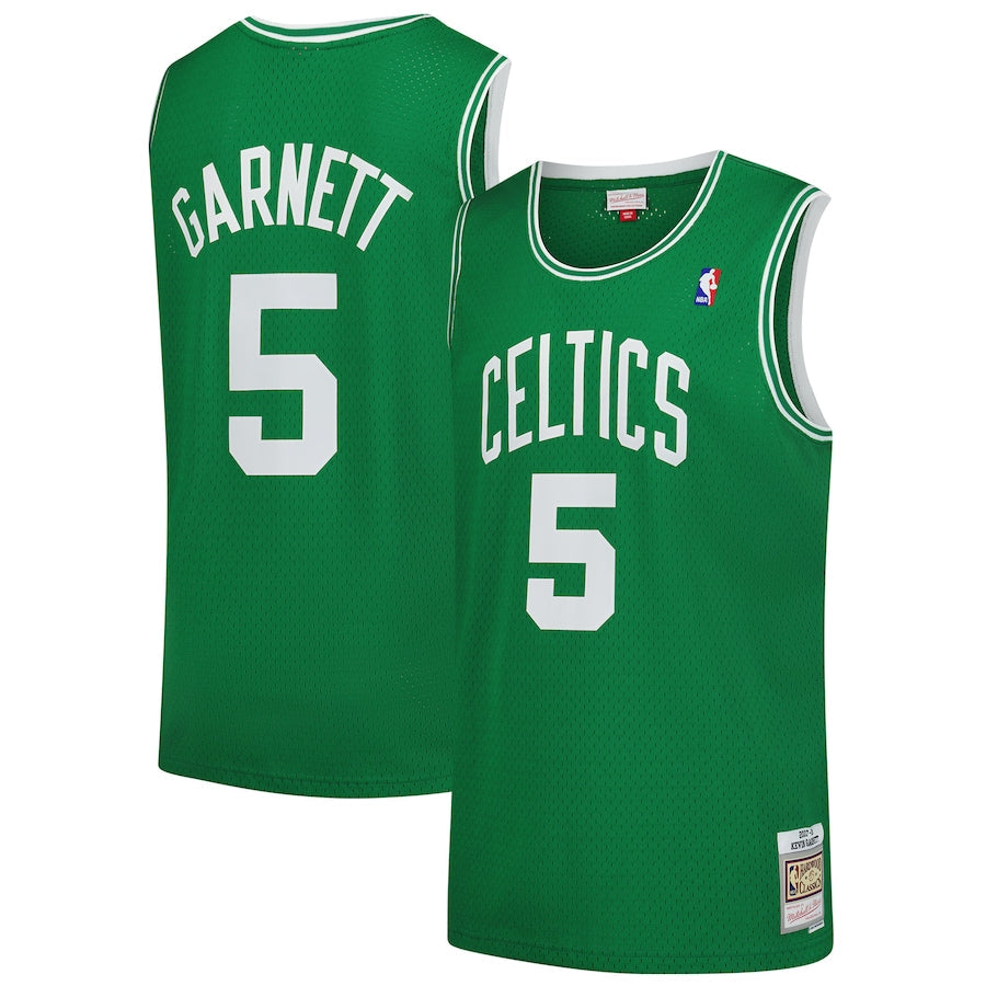 Kevin Garnett Boston Celtics YOUTH Official NBA Mitchell & Ness Jersey Green