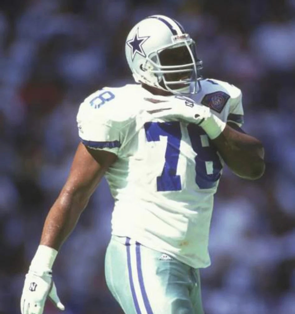Leon Lett 1994 Dallas Cowboys Official NFL Jersey white Mitchell & Ness