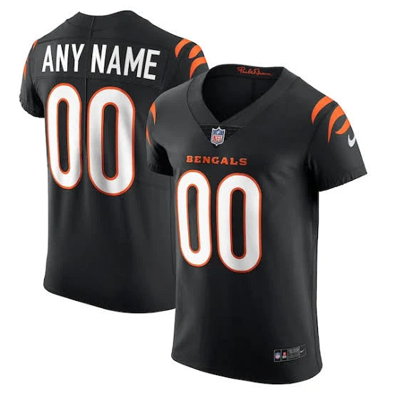 Cincinnati Bengals Any Name & Number customized YOUTH KIDS Official NFL Jersey black