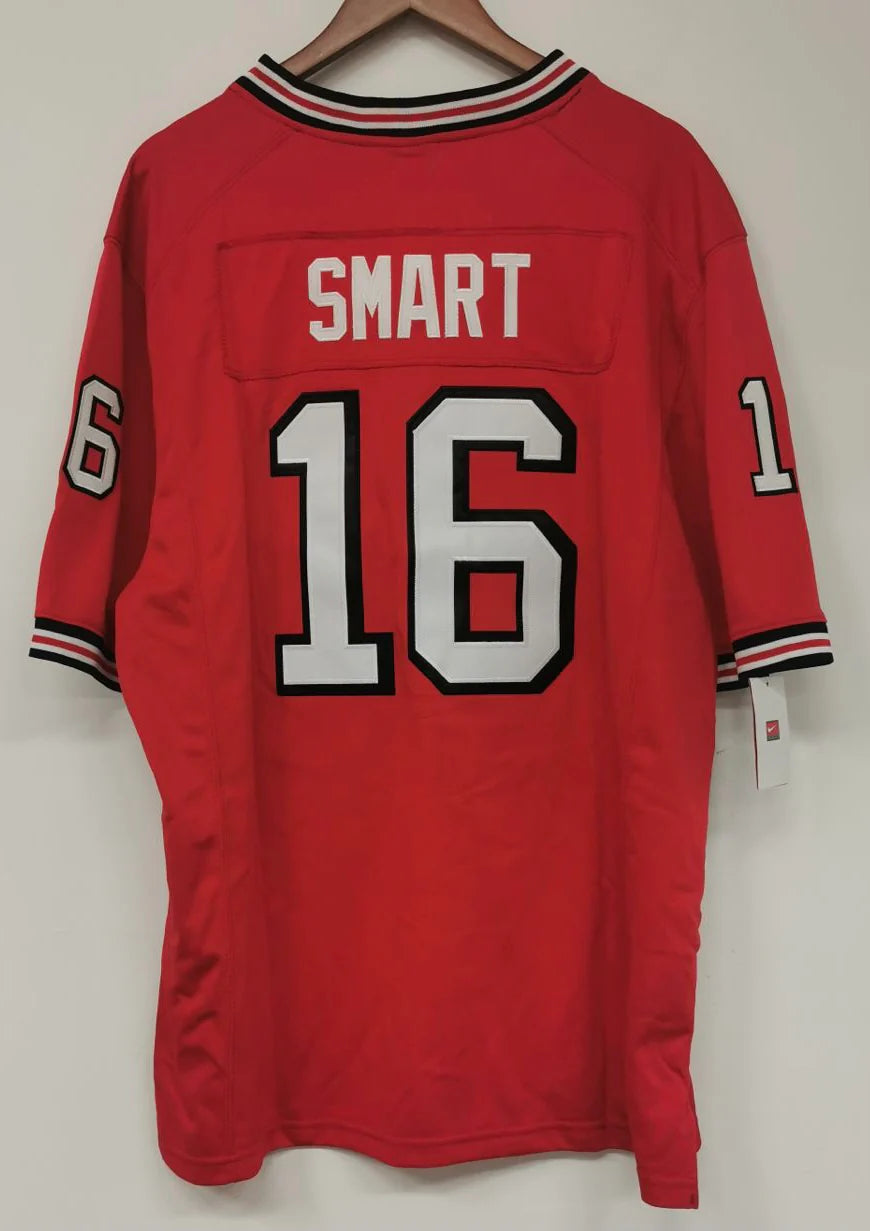 Kirby Smart Georgia Bulldogs Jersey Nike Red