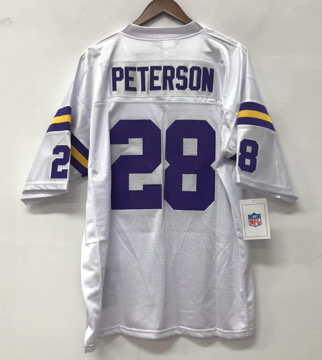 Adrian Peterson Minnesota Vikings Jersey Mitchell & Ness white
